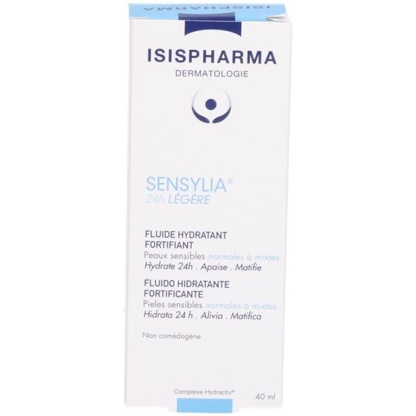 Fluide Hydratant Fortifiant Sensylia 24H - Légère - 40 ml