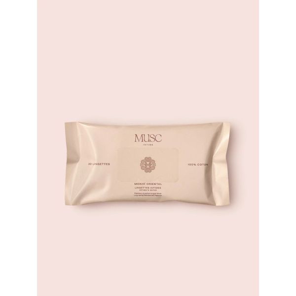 Lingettes toilette intime La Rayonnante - Monoï Oriental - 30 lingettes