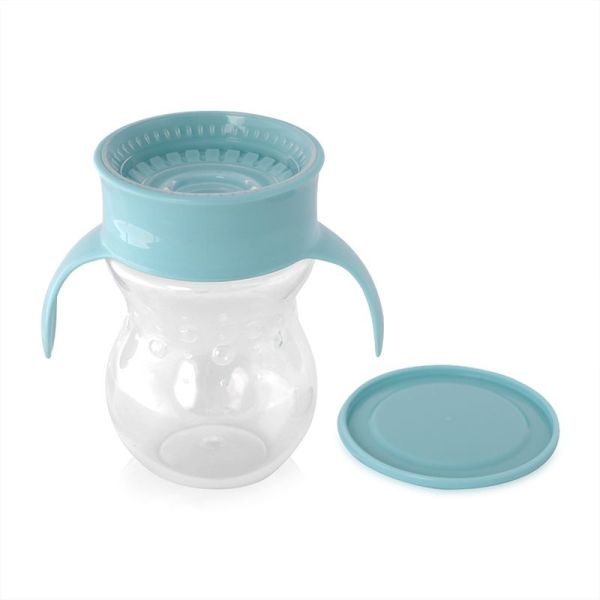 Non-Spill Cup 360 degrees Baby Care - blue