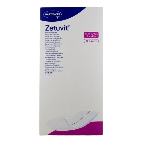 Zetuvit Pansements Absorbants Stériles - 10 pansements