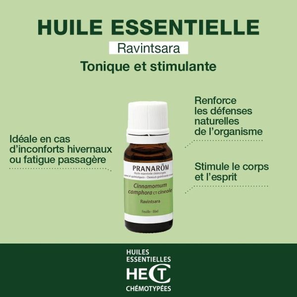 Huile Essentielle de Ravintsara - 10 ml