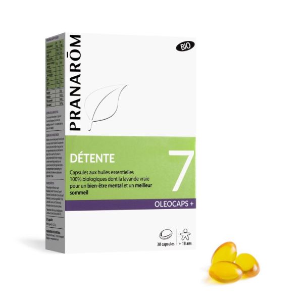 Pranarom Oleocaps 7 Detente Bio 30Cap Bio