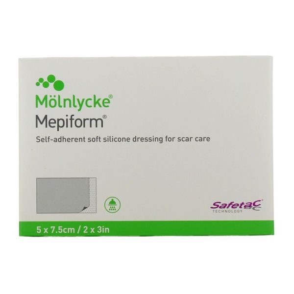 Mepiform - 5 x 7,5 cm, 5 pansements