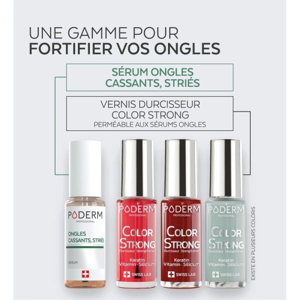 Vernis Durcisseur Color Strong Rouge allure - 8 ml