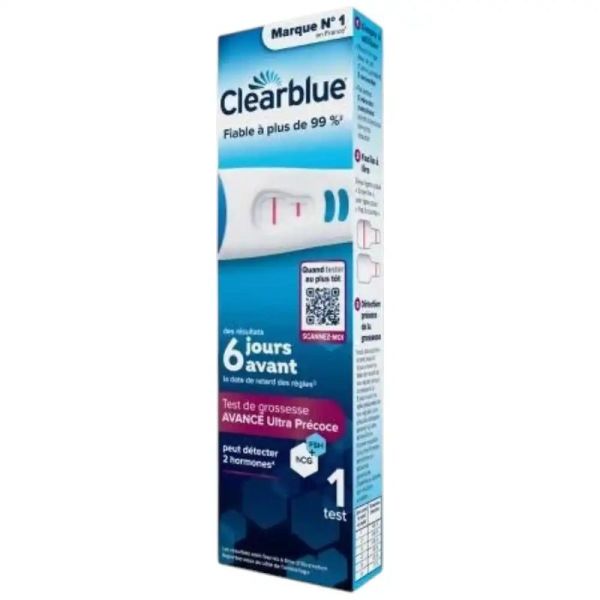 Test de Grossesse Précoce Avancé - Détection 6 jours - 1 test