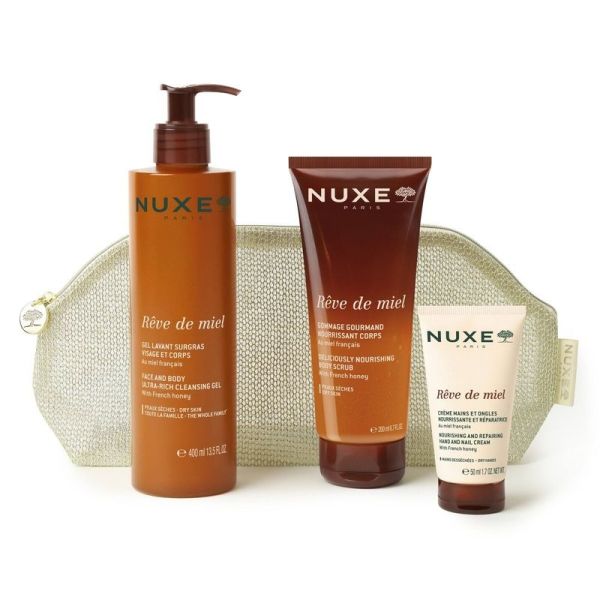 Routine Corps Réconfortante REVE DE MIEL - 400 ml, 200 ml, 50 ml