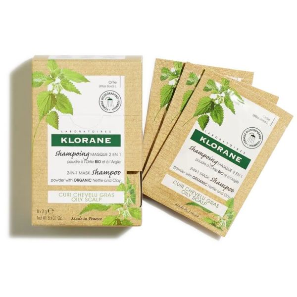 Shampoing Masque à la poudre d'Ortie BIO