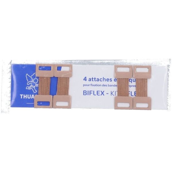 Attaches Elastiques pour Bande de Contention 2 Sens - 4 attaches