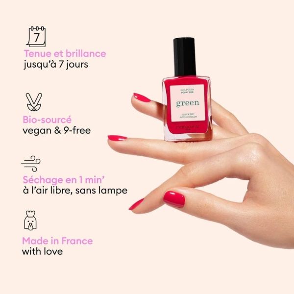 Vernis à ongles Green - Lisa Lilas - 15 ml