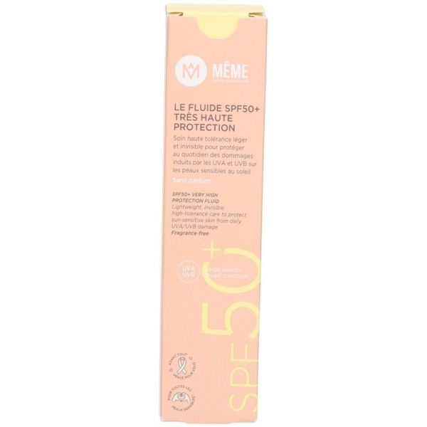 Le Fluide Solaire Très Haute Protection SPF50+ - Visage - Peaux Sensibles - 40 ml