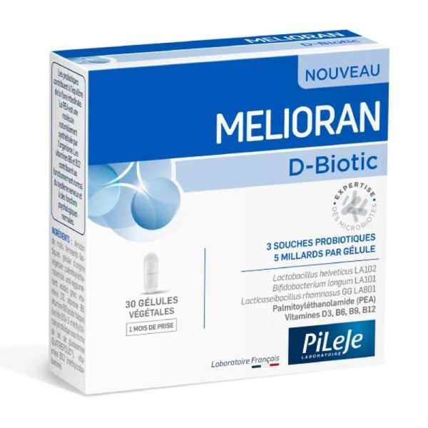 Melioran D-Biotic - 30 gélules