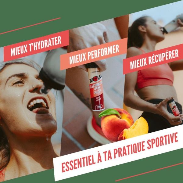 Electrolytes Tablets Peach - Passion - 10 comprimés