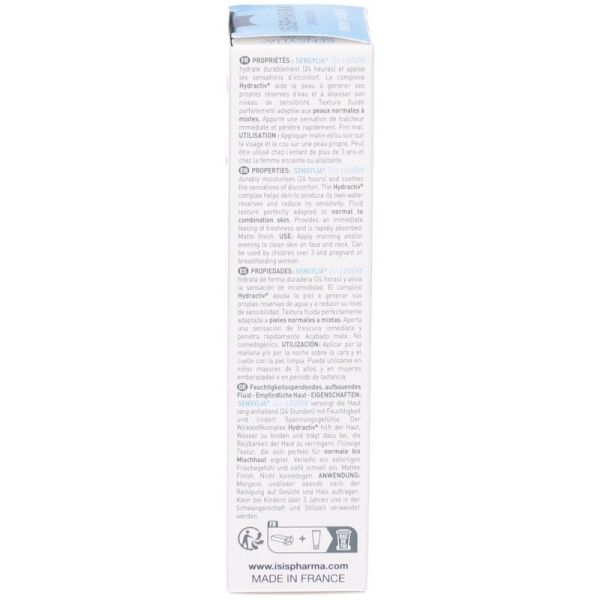 Fluide Hydratant Fortifiant Sensylia 24H - Légère - 40 ml
