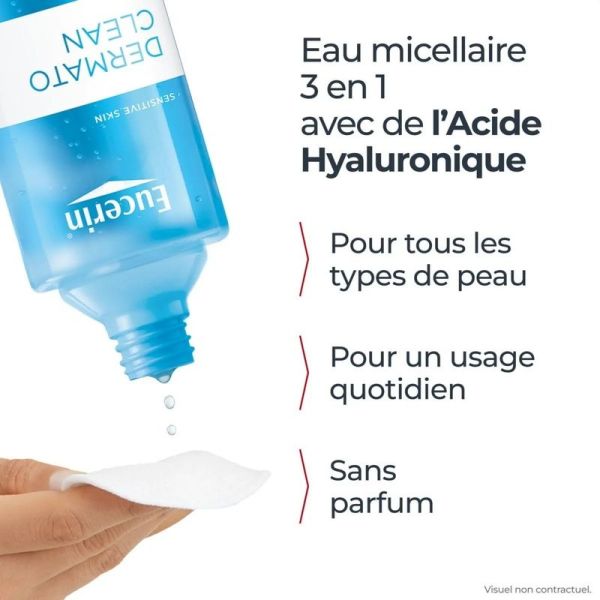 Eau Micellaire 3 en 1 DermatoCLEAN [HYALURON] - 400 ml