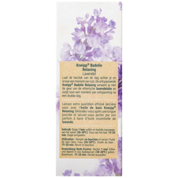 Huile de bain Relaxing - Lavande - 100 ml
