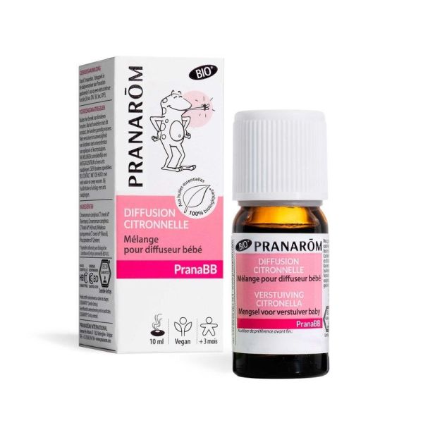 Diffusion citronnelle pour bébé - Bio - 10 mL