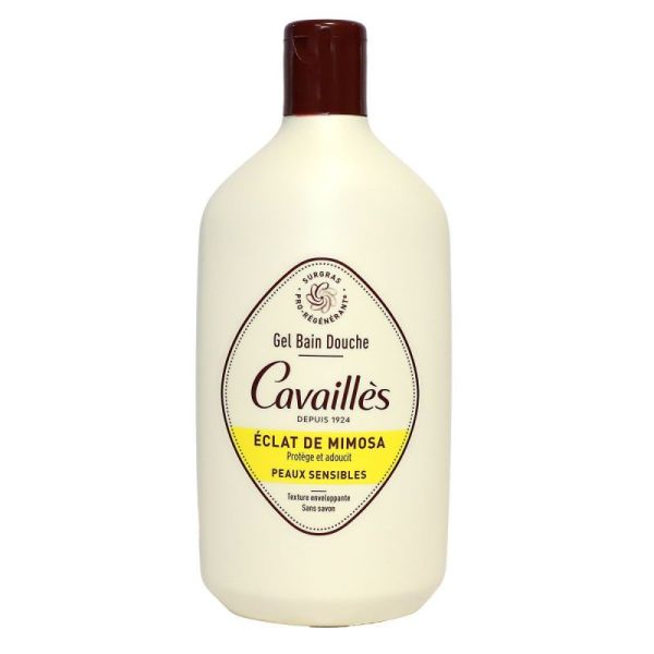 Gel bain douche éclat de mimosa peau sensible 400ml