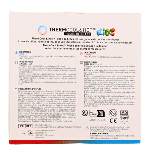 ThermCool & Hot Poche de Billes Kids Héros
