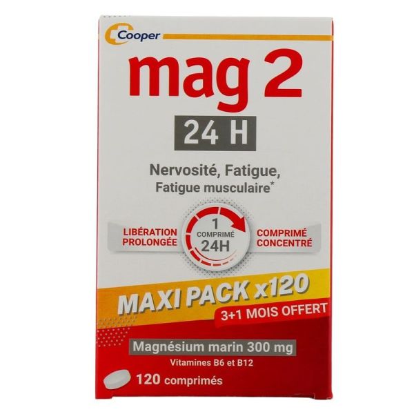 Mag 2 24h - 120 comprimés