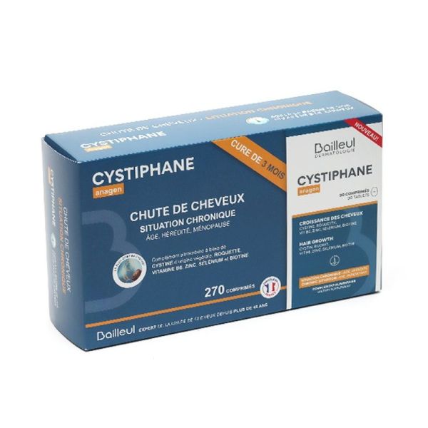 Cystiphane Anagen Croissance des Cheveux - 270 comprimés