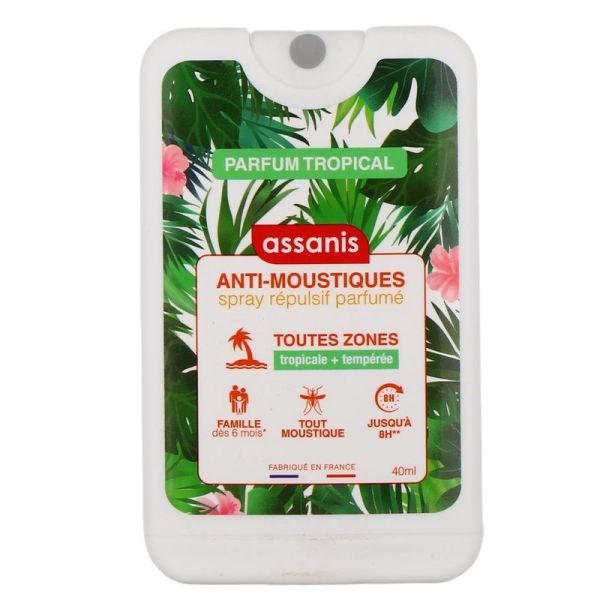 Spray Anti-Moustiques Répulsif - Monoï - 40 ml