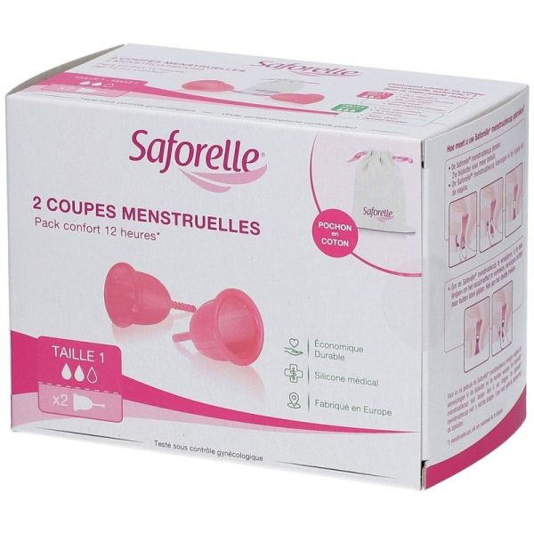 CUP PROTECT - Coupe Menstruelle Taille 1 - 2 coupes menstruelles