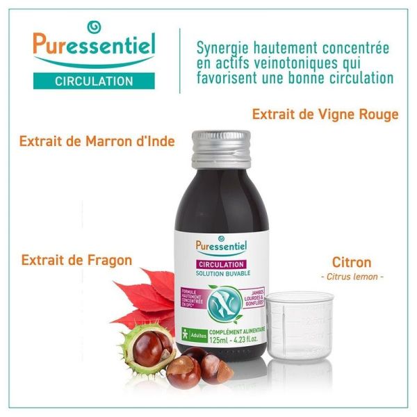 Circulation Solution buvable - 125 ml