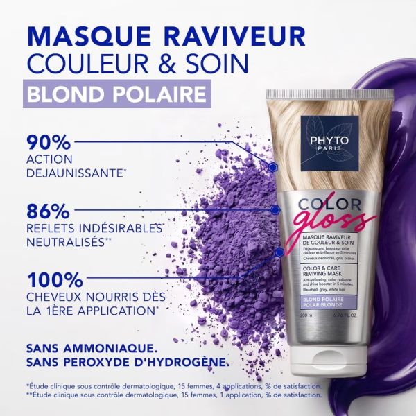 Color Gloss Masque raviveur de couleur & soin - blond polaire - 200 ml