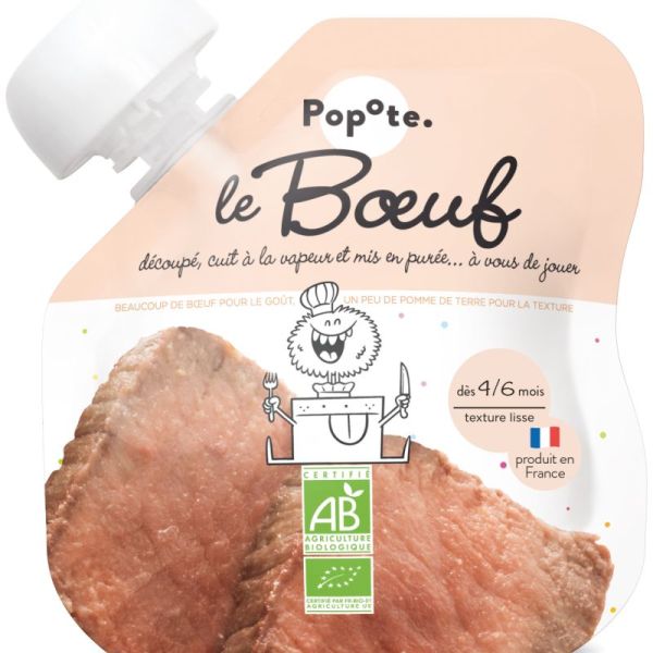 Popote Gourde Boeuf Bio 60G