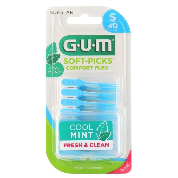 Gum Soft Picks Comfort Flex Menthe Small - x40
