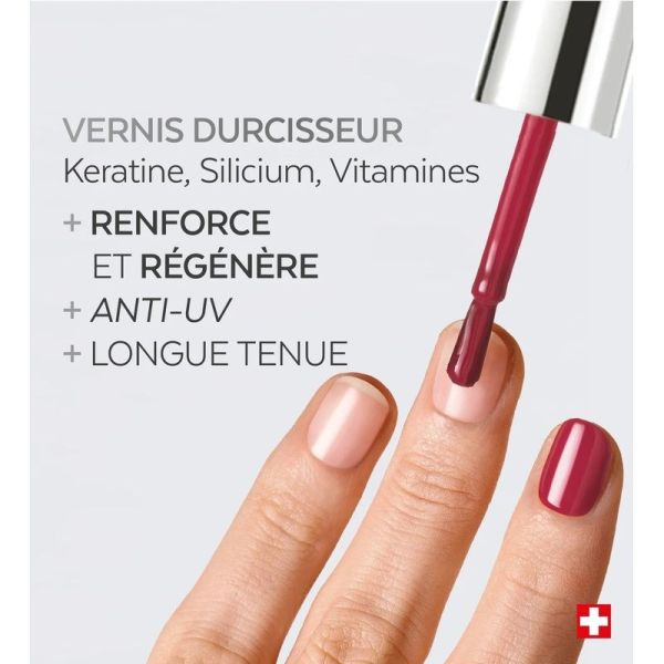 Poderm Color Strong Vernis Durcisseur n°797 Rouge Rosé - 8 ml