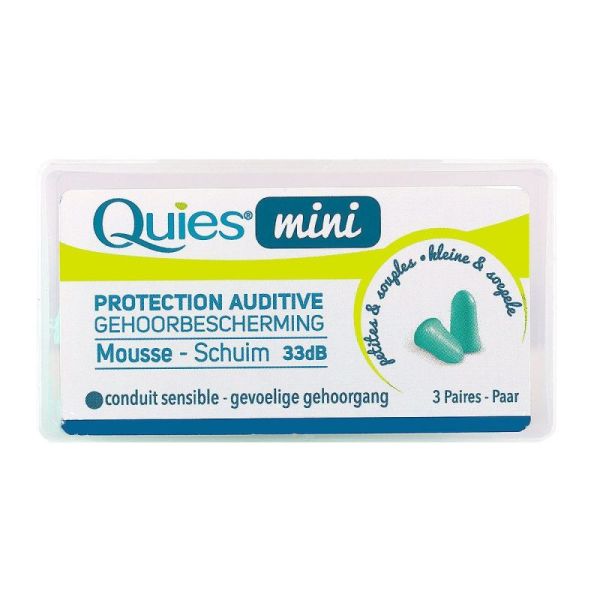 Quies Mousse Mini Bte 3 Paires