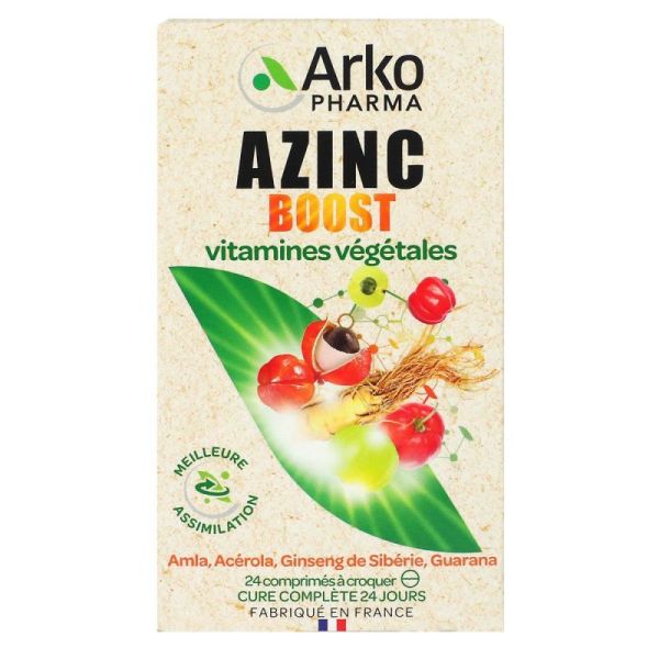 Arko Azinc Naturel Boost 24Cp