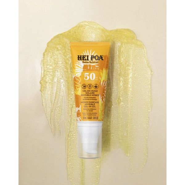 Gel-en-huile solaire SPF 50 - Monoï