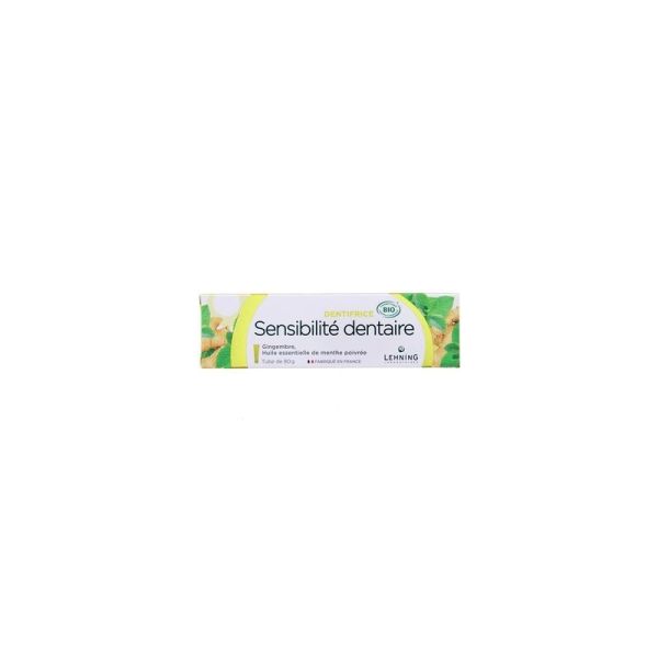 Dentifrice Sensibilite Dentaire Bio - 80 g