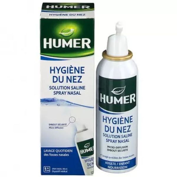 Humer Hygiene du Nez Spray Nasal Solution Saline - 100 mL