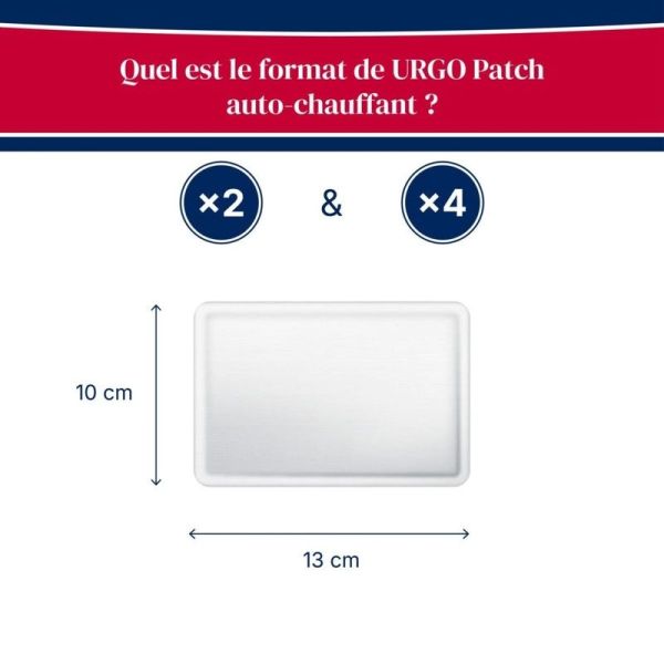 Patch auto-chauffant - 2 patchs