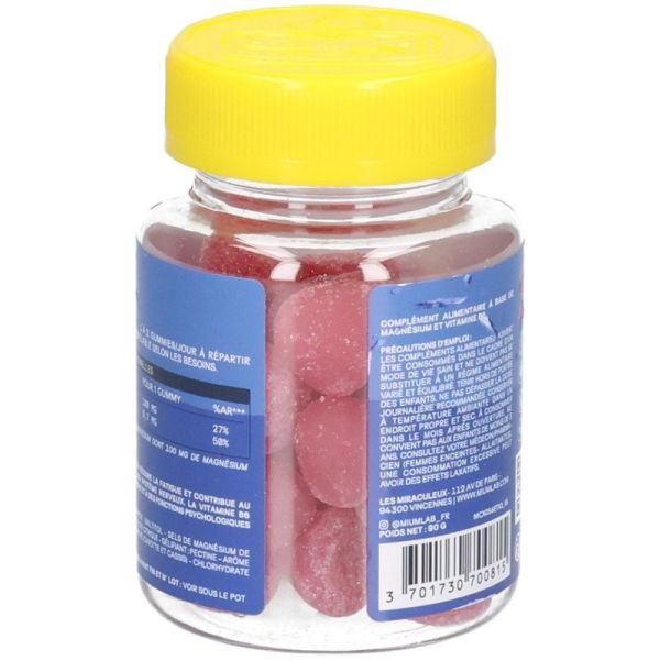 Gummies Magnésium Enfants Sans Sucres - 30 gummies