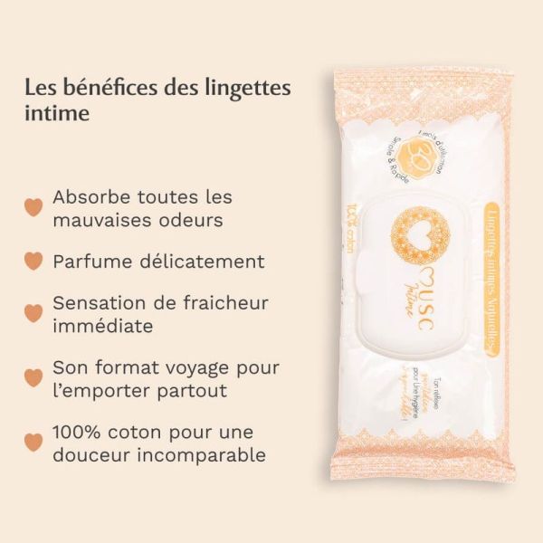 Lingettes Intimes - Amber Flower - 30 lingettes