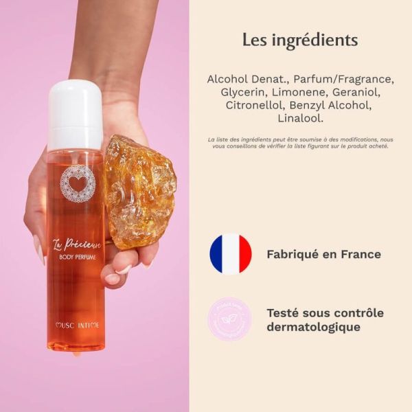 Parfum Corps La Précieuse - Amber Flower - 120 ml