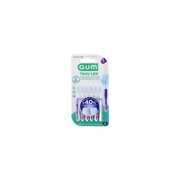 TRAV-LER 1512 - Brossette Interdentaire 1,2 mm - 6 unites