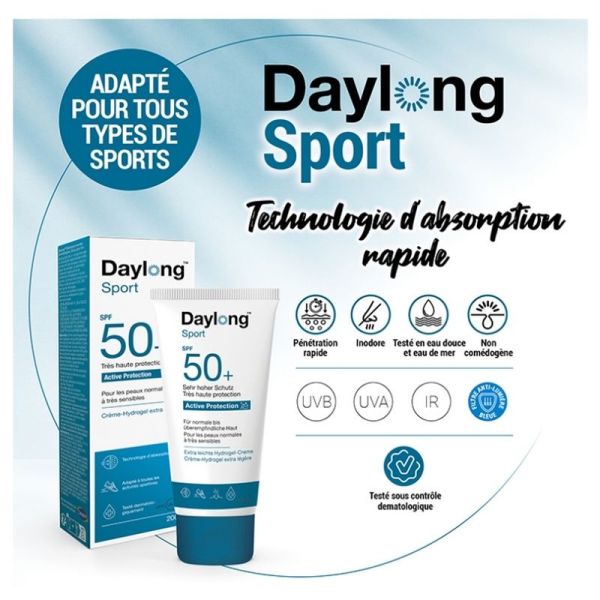 Creme-Hydrogel Extra Legere SPF50+ Sport - 200 ml