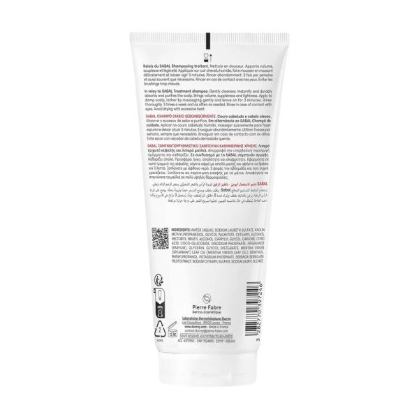Shampooing quotidien sébo-absorbant Sabal - 200 ml