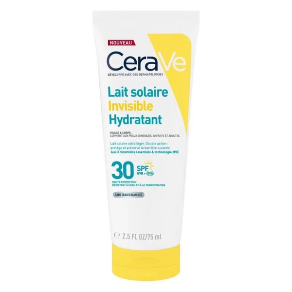 Lait Solaire Invisible Hydratant SPF30 Haute Protection - 177 ml