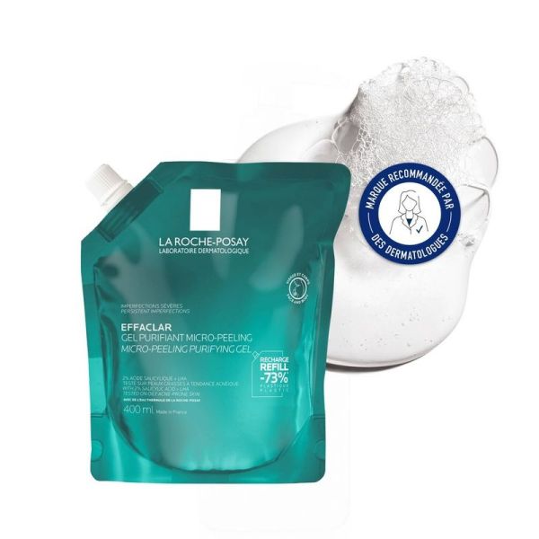 Gel Purifiant Micro-Peeling Imperfections Sévères Effaclar - 400 ml