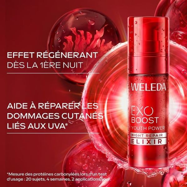 Exo Boost Youth Power serum nuit regenerant grenade - 30 ml