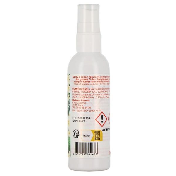 Spray Anti-Moustiques Répulsif - Monoï - 40 ml