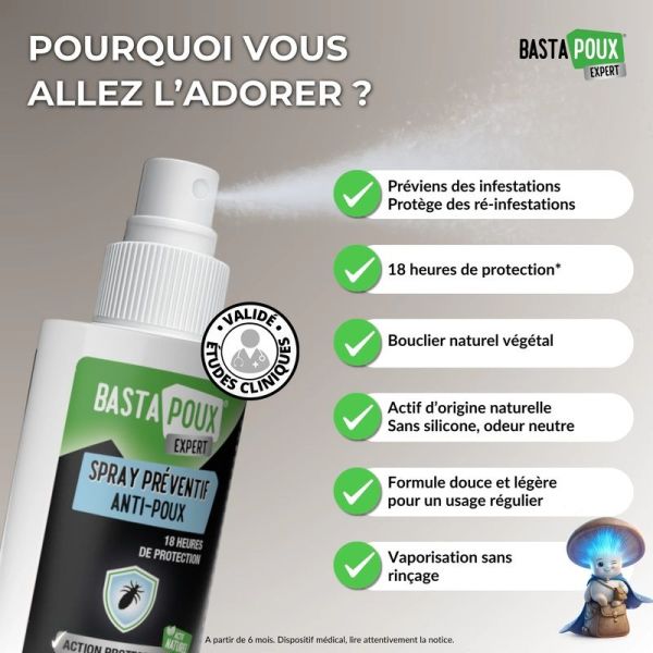 Spray préventif anti-poux Expert - 125 ml