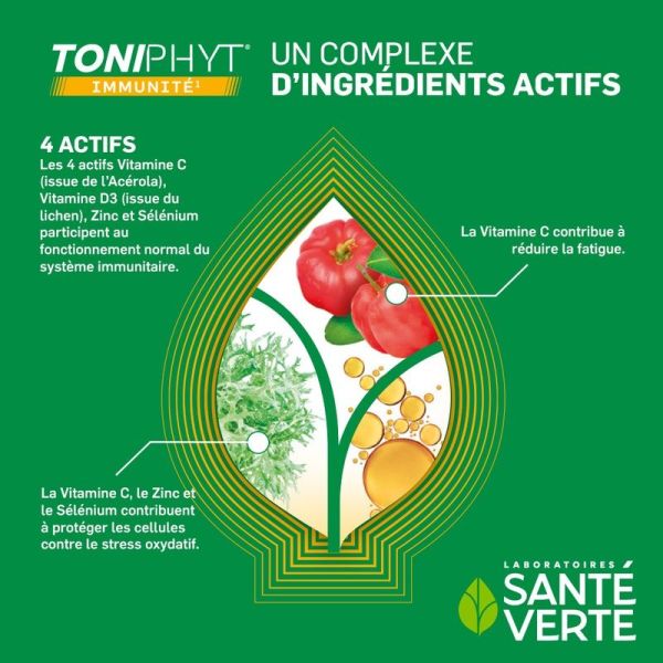 Toniphyt Immunité à Croquer - 30 comprimés