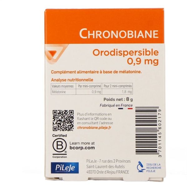 Pileje Chronobiane Orod 0,9Mg 60 Mini-Cpr